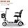 Alternative view of MOVCAN S-02 4 Wheel Mobility Scooter for Adults&Seniors 300W Motor Upto 4MPH Long Range 22Miles Dual 12V 20Ah Removable Batteries with Basket,419LB Capacity, Foldable Wheelchair,All-Scenario,Silver