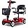Movcan X-02 4 Wheel Mobility Scooter for Adults&Seniors 300W Motor Upto 5 MPH Long Range 13Miles Dual 12V 12Ah Removable Batteries with Basket,419LB Capacity, Foldable Wheelchair,All-Scenario,Red