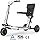 Alternative view of ATTO Folding Travel Powered Mobility Scooter by MovingLife, Full-Size Portable Electric Scooter, Lightweight Lithium Battery, Airline Approved
