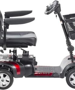 Alternative view of Drive Medical Phoenix LT 4 Wheel Mobility Scooter 350lb Weight Cap New Model, Red/Blue/Grey